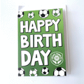 Bithday card - Footballs