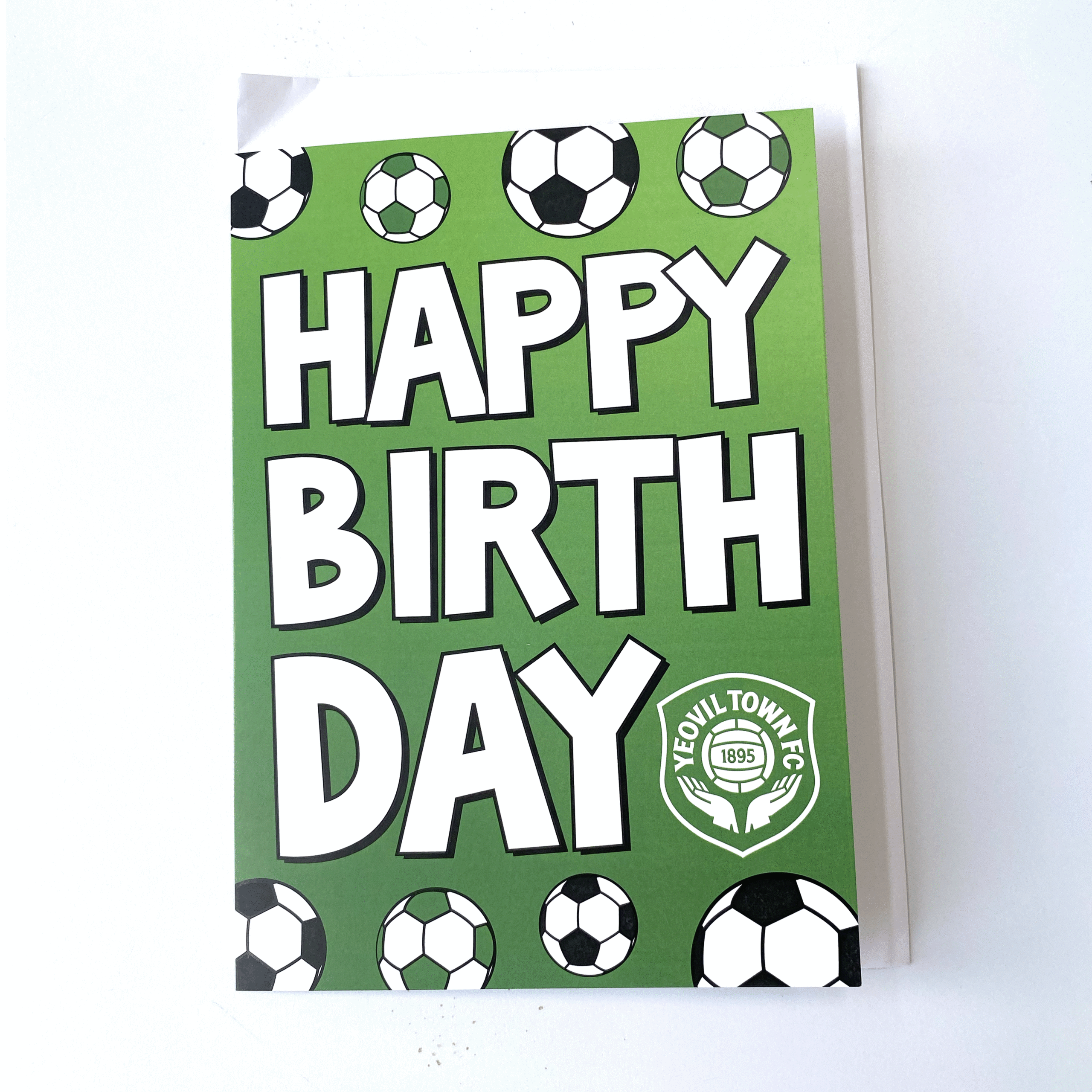 Bithday card - Footballs