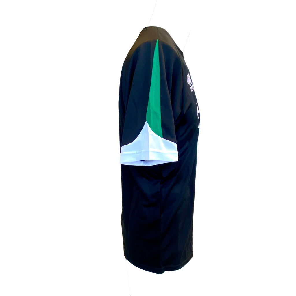 Errea Black 1/4 zip Track top - Junior