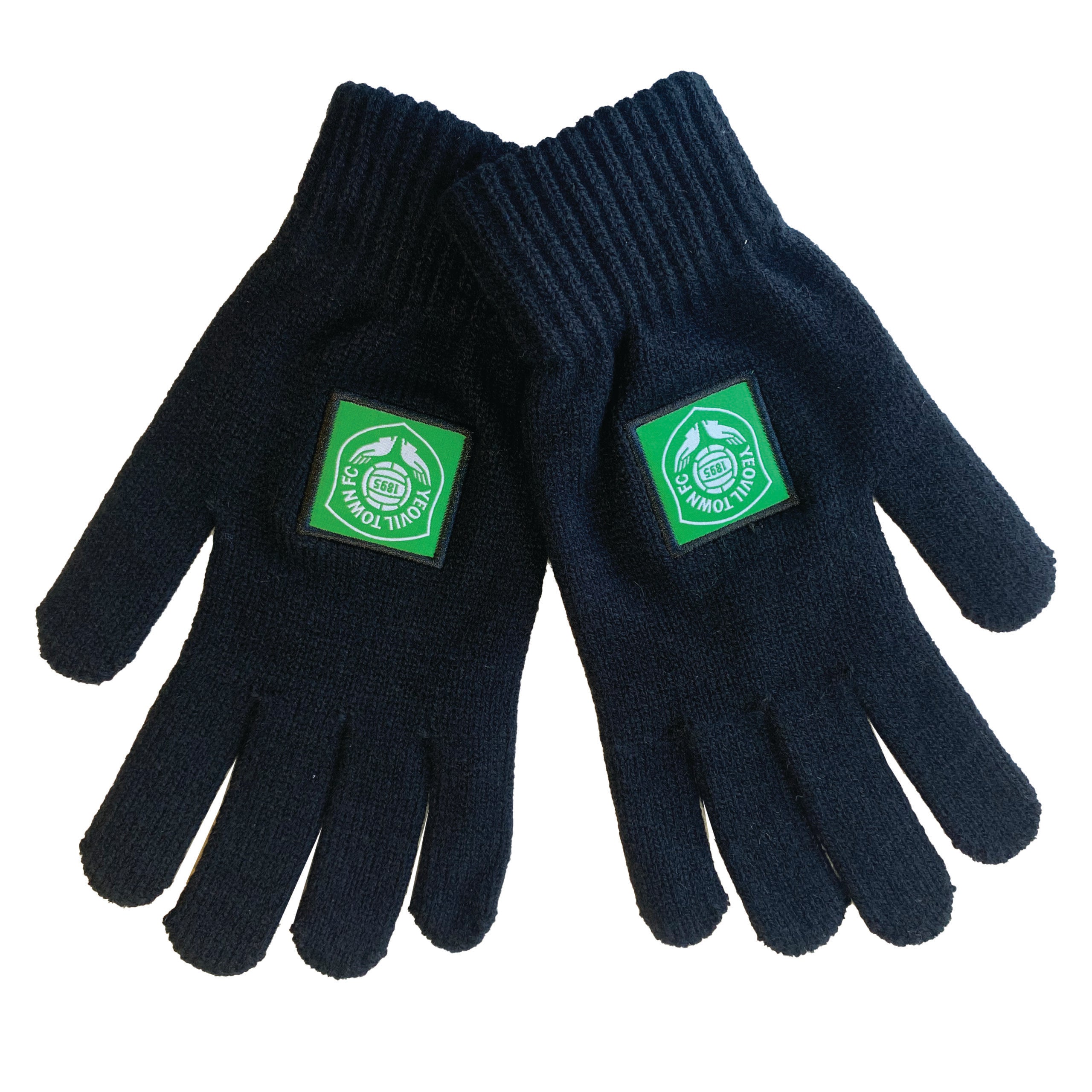 Knitted Gloves with Crest