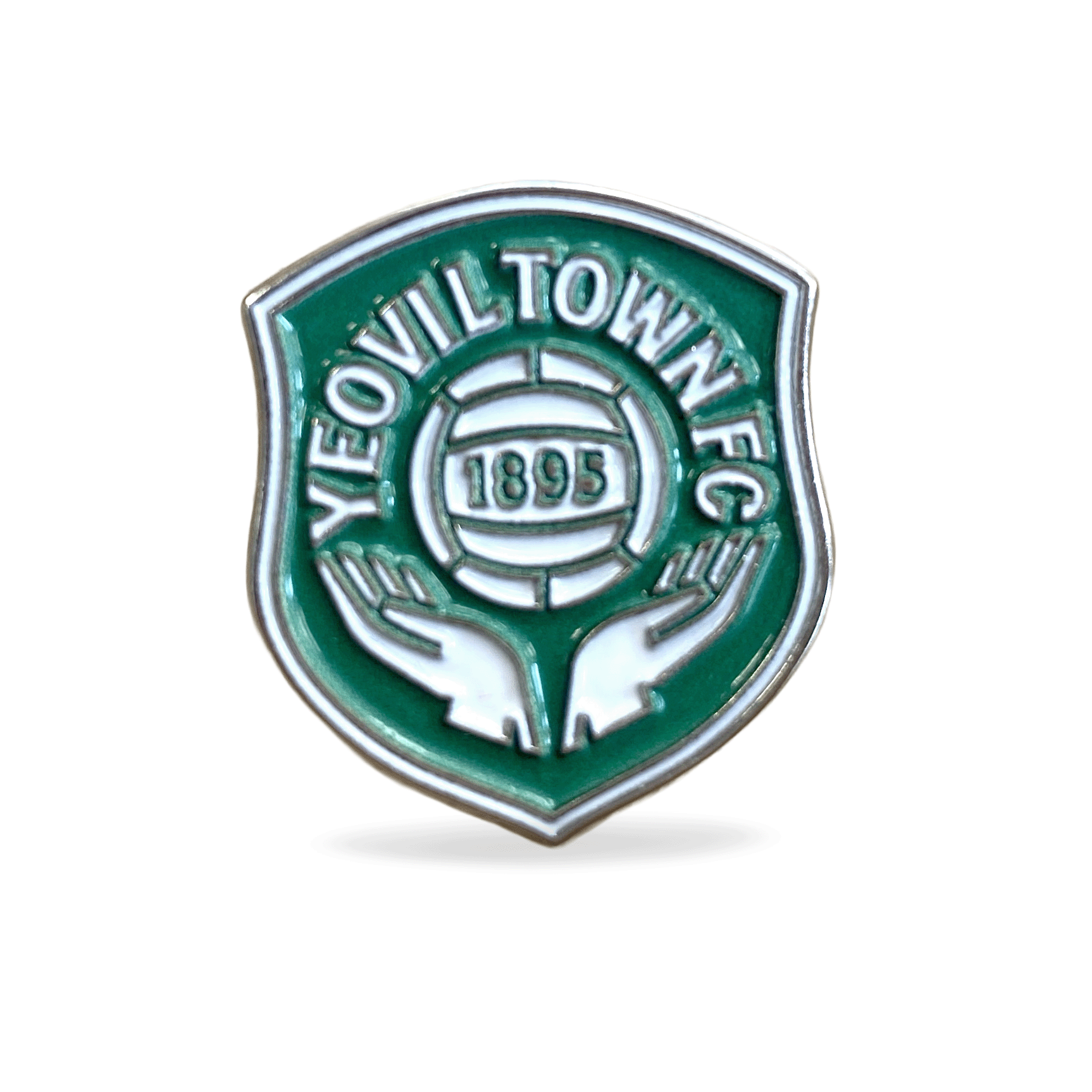 Green Crest Pin Badge