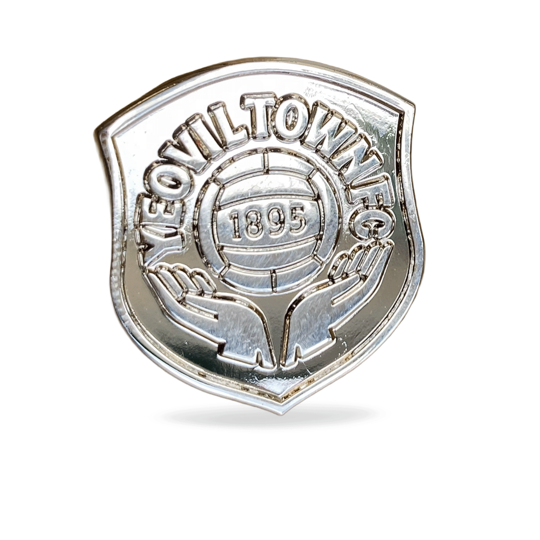 Metalalic Crest Pin Badge