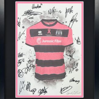 Framed A3 Pink Shirt Print - Signed by Squad